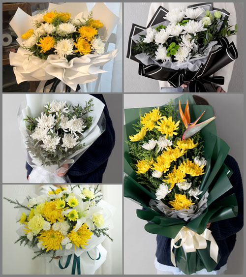 四川成都双流区黄水镇白事花束代送